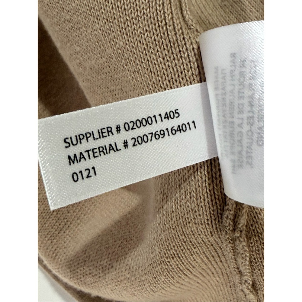 Lauren Ralph Lauren Tan Camel Knit Blazer Jacket Three Button XL 200769164011 - Picture 8 of 9